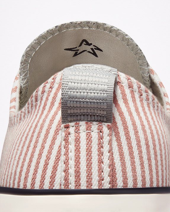 Unisex Converse Chuck 70 Hickory Stripe Low High Top Mineral Clay - Click Image to Close