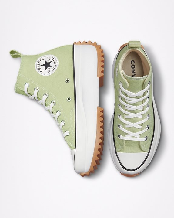 Unisex Converse Run Star Hike Seasonal Colour High Top Olive Aura - Click Image to Close