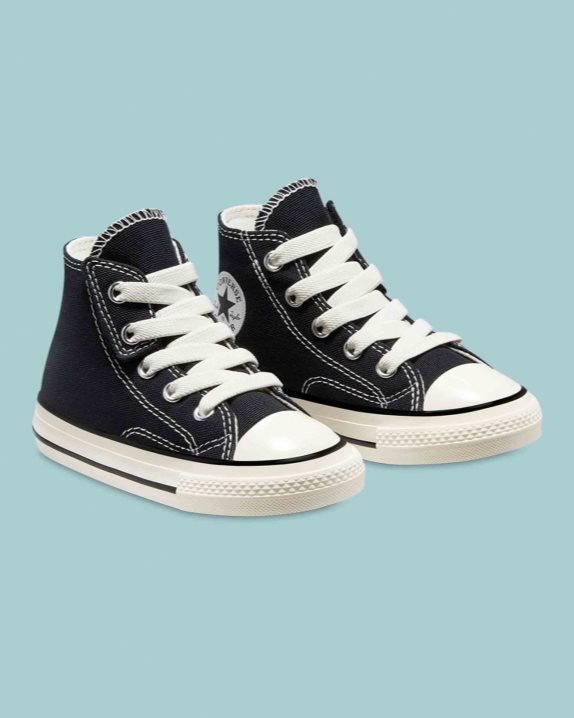 Chuck 70 Vintage Canvas 1V Toddler High Top Black - Click Image to Close