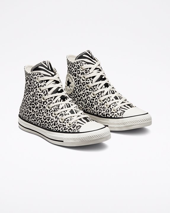 Womens Converse Chuck Taylor All Star Animalier High Top Egret