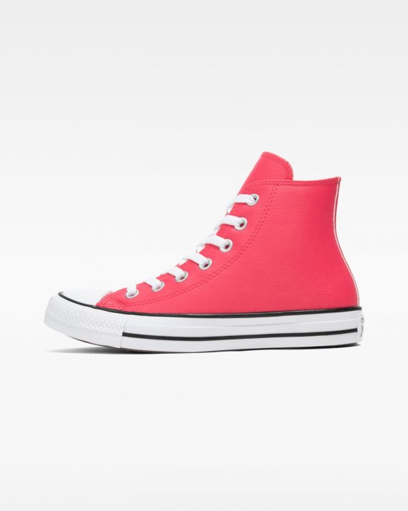 Womens Converse Chuck Taylor All Star Millennium Glam High Top Strawberry Jam - Click Image to Close