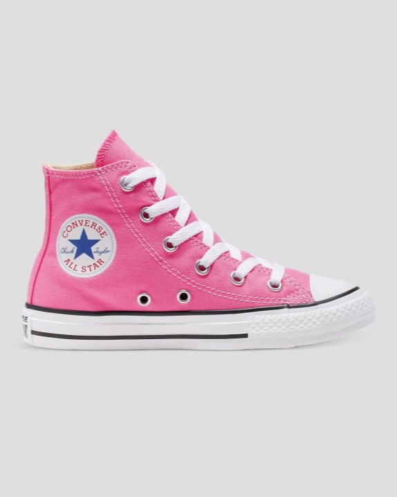 Chuck Taylor All Star Junior High Top Pink - Click Image to Close