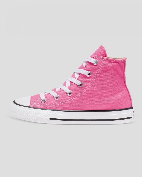 Chuck Taylor All Star Junior High Top Pink - Click Image to Close