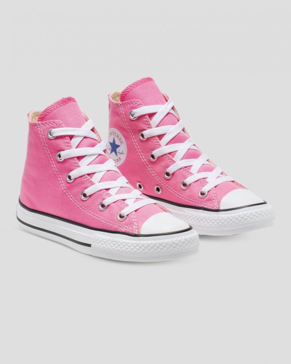 Chuck Taylor All Star Junior High Top Pink - Click Image to Close