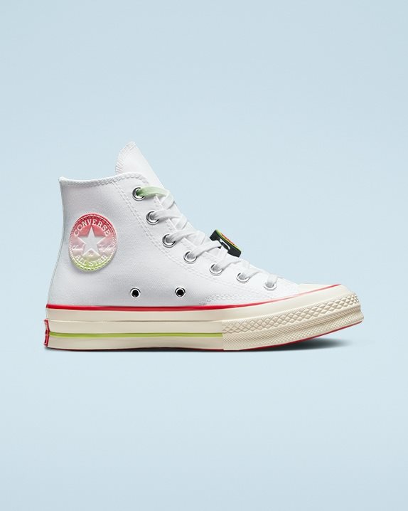 Unisex Converse Chuck 70 Summer Fruit High Top White