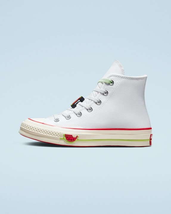 Unisex Converse Chuck 70 Summer Fruit High Top White