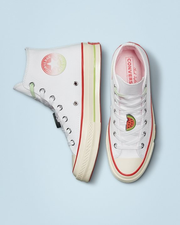 Unisex Converse Chuck 70 Summer Fruit High Top White