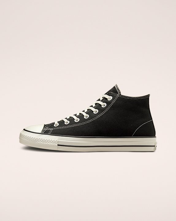 Unisex CONS Chuck Taylor All Star Pro Cut Off Mid Black - Click Image to Close