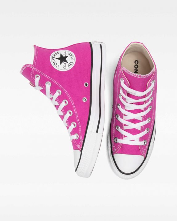 Unisex Converse Chuck Taylor All Star Seasonal Colour High Top Active Fuchsia