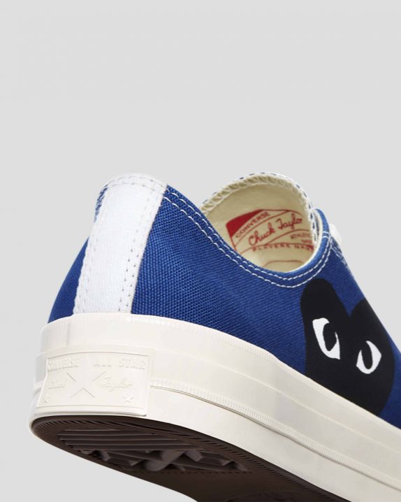 Unisex Converse X Comme des Gar?ons Chuck 70 Play Low Top Blue Quartz