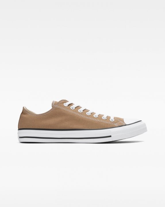 Unisex Converse Chuck Taylor All Star Seasonal Colour Low Top Sand Dune - Click Image to Close