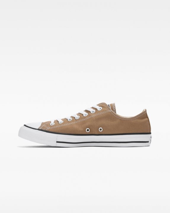 Unisex Converse Chuck Taylor All Star Seasonal Colour Low Top Sand Dune - Click Image to Close
