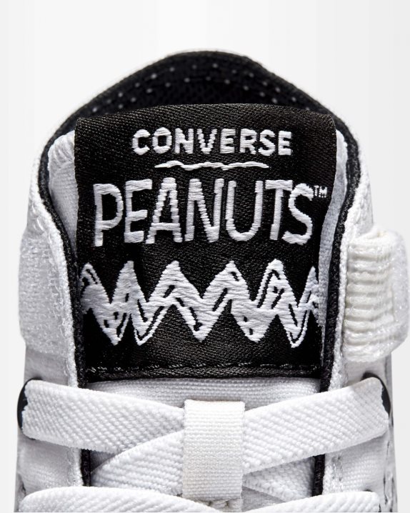 Kids Converse X Peanuts Chuck Taylor All Star Toddler 1V High Top White