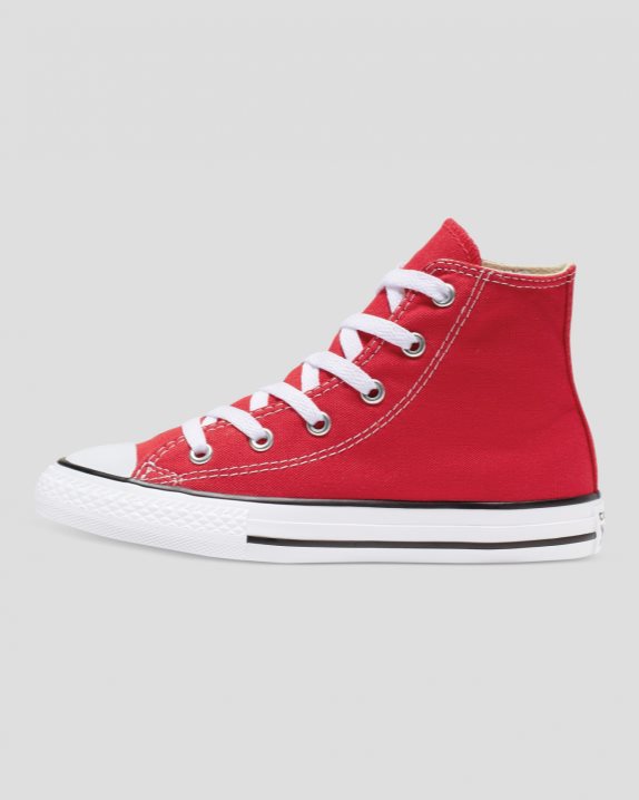 Chuck Taylor All Star Junior High Top Red - Click Image to Close