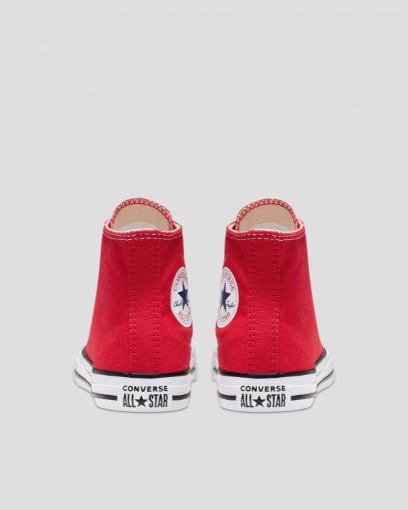 Chuck Taylor All Star Junior High Top Red - Click Image to Close