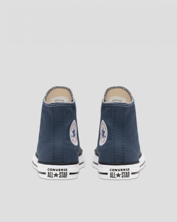 Chuck Taylor All Star Junior High Top Navy - Click Image to Close