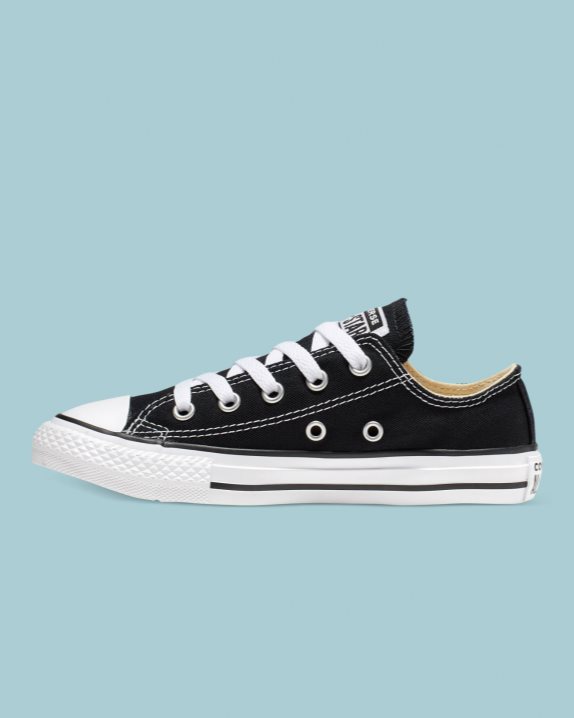 Chuck Taylor All Star Junior Low Top Black - Click Image to Close