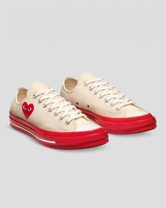 Unisex Converse X Comme des Gar?ons PLAY Chuck 70 Low Top Pristine