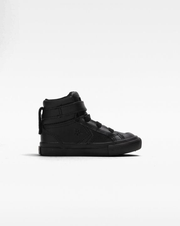 Pro Blaze Strap Leather Toddler High Top Black Mono