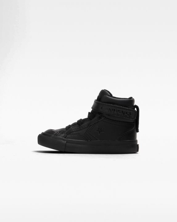 Pro Blaze Strap Leather Toddler High Top Black Mono