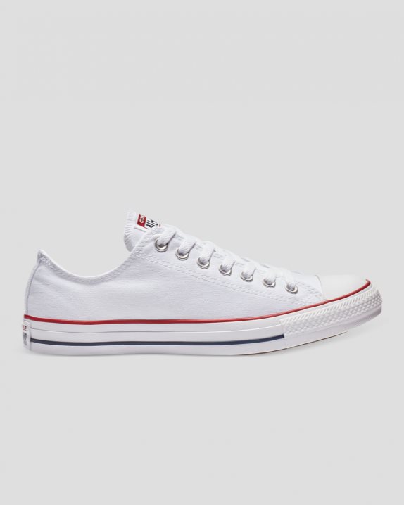 Unisex Converse Chuck Taylor All Star Classic Colour Low Top White - Click Image to Close