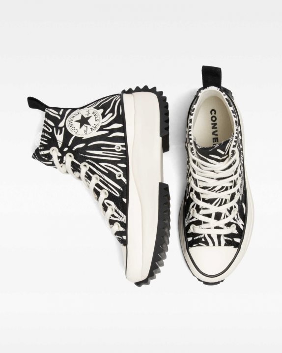 Unisex Converse Run Star Hike Animalier High Top Egret - Click Image to Close