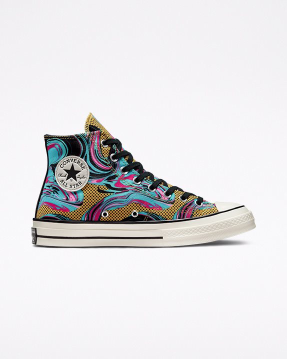 Unisex Converse Chuck 70 Throwback Craft High Top Marbled - Click Image to Close