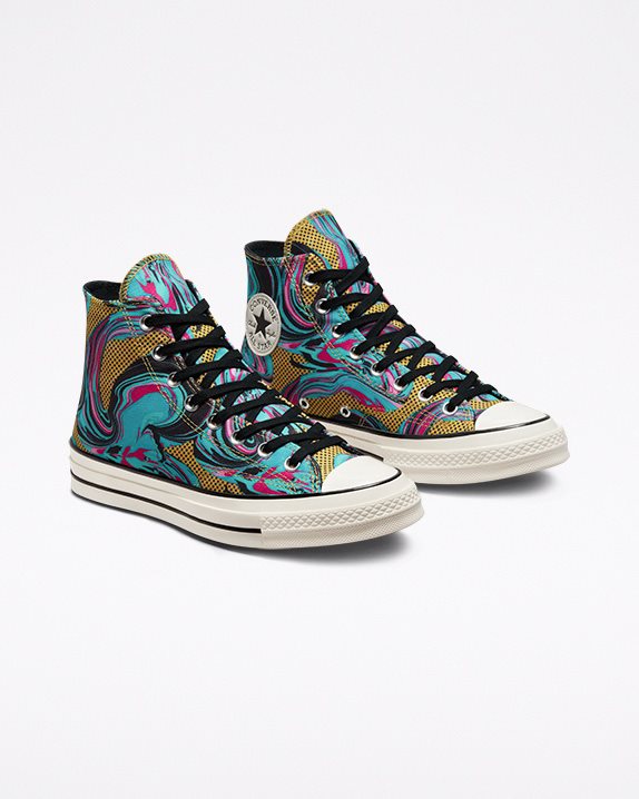 Unisex Converse Chuck 70 Throwback Craft High Top Marbled