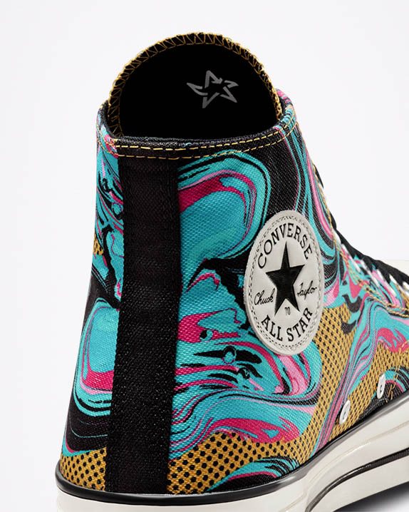 Unisex Converse Chuck 70 Throwback Craft High Top Marbled - Click Image to Close