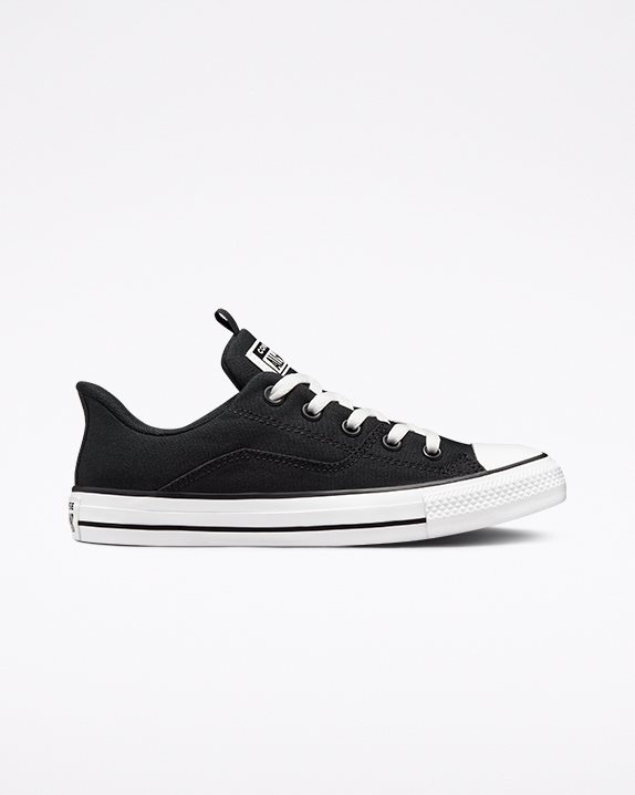 Womens Converse Chuck Taylor All Star Rave Low Top Black - Click Image to Close