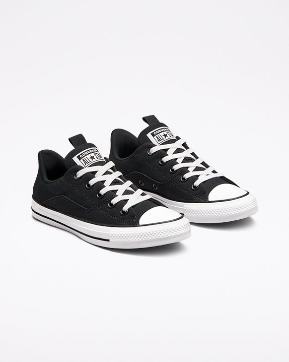 Womens Converse Chuck Taylor All Star Rave Low Top Black - Click Image to Close