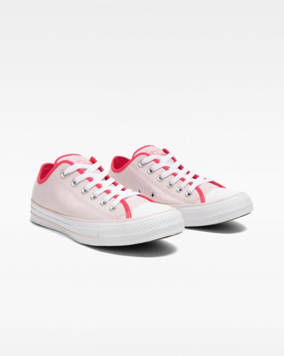 Womens Converse Chuck Taylor All Star Millennium Glam Low Top Barely Rose - Click Image to Close