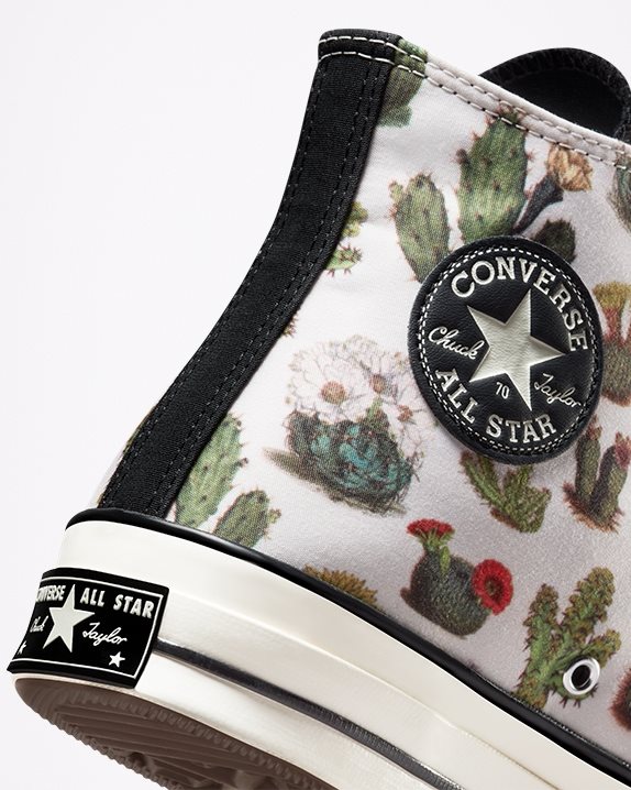 Unisex Converse Chuck 70 Succulent Print High Top Egret