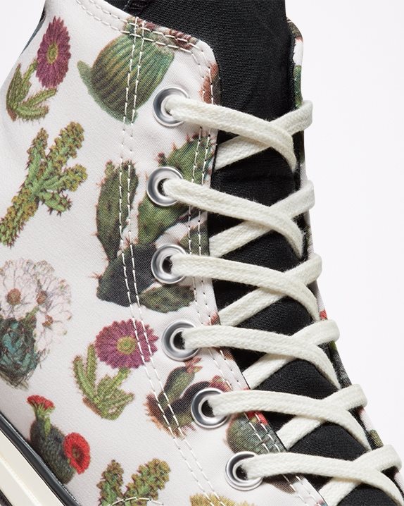 Unisex Converse Chuck 70 Succulent Print High Top Egret