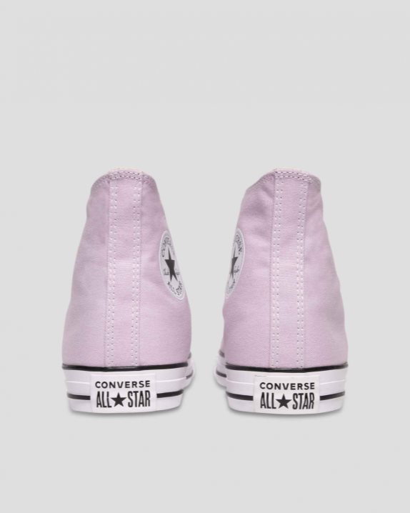 Unisex Converse Chuck Taylor All Star Seasonal Colour High Top Pale Amethyst - Click Image to Close