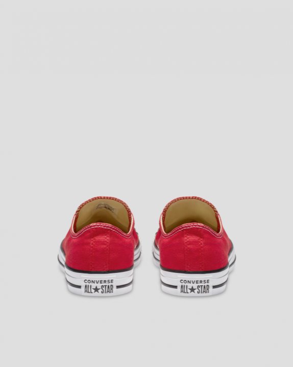 Unisex Converse Chuck Taylor All Star Classic Colour Low Top Red - Click Image to Close