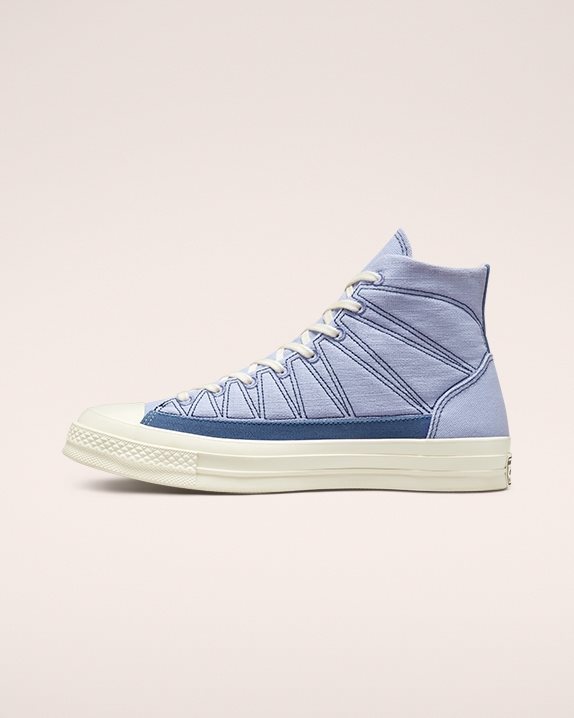 Unisex Converse Chuck 70 Hiking Stitched High Top Serene Sapphire - Click Image to Close