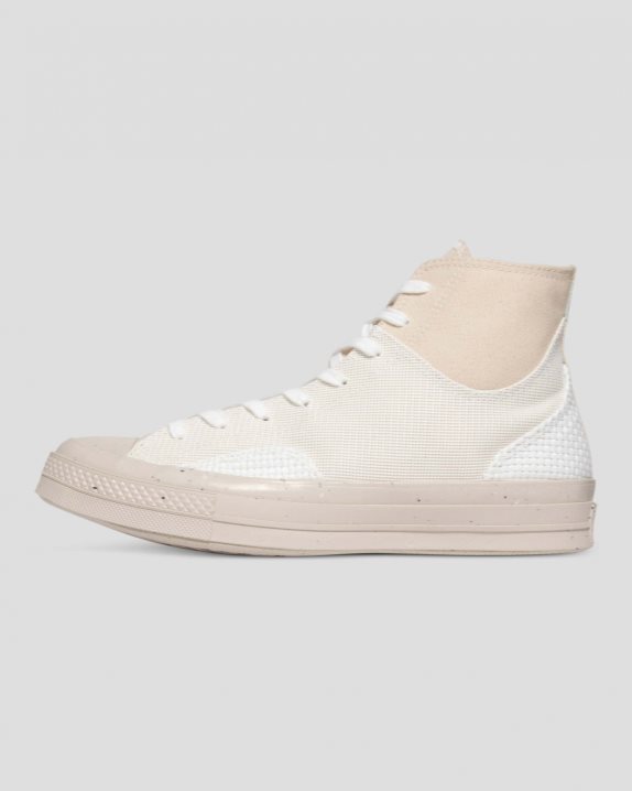 Unisex Converse Chuck 70 Canvas & Knit High Top Natural