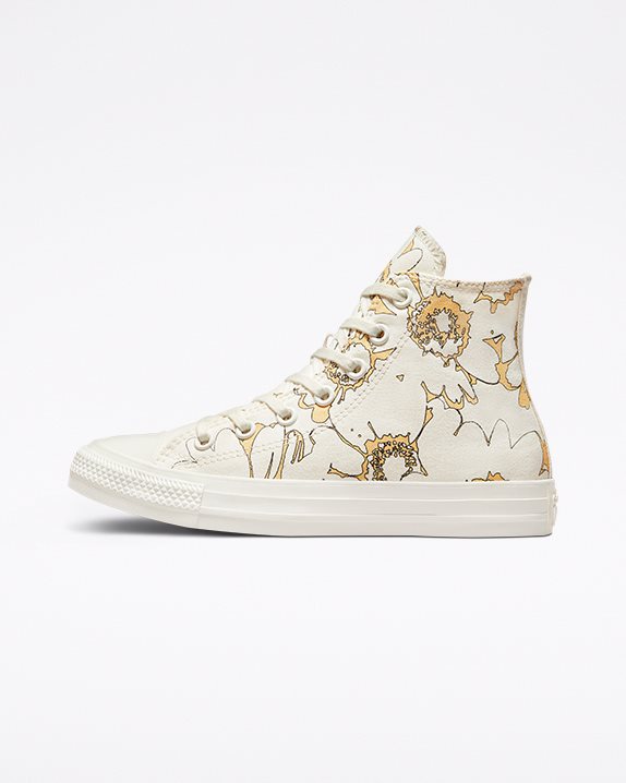 Womens Converse Chuck Taylor All Star Summer Florals High Top Egret